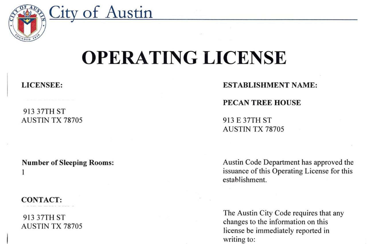 Ut Moody Center Downtown Eco Pecan Tree House Free Wifi Parking Quiet Office Austin Exterior foto